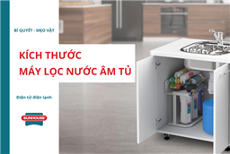 kích thước máy lọc nước âm tủ